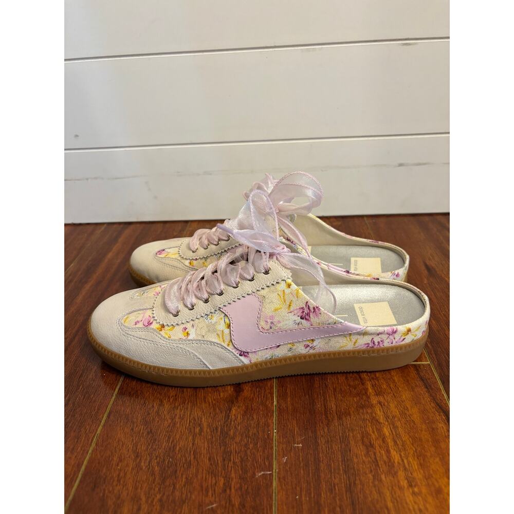 Dolce Vita Women’s Notice Mule Sneakers Pink Cream Floral Size 10.5 NWOB - Picture 3 of 7